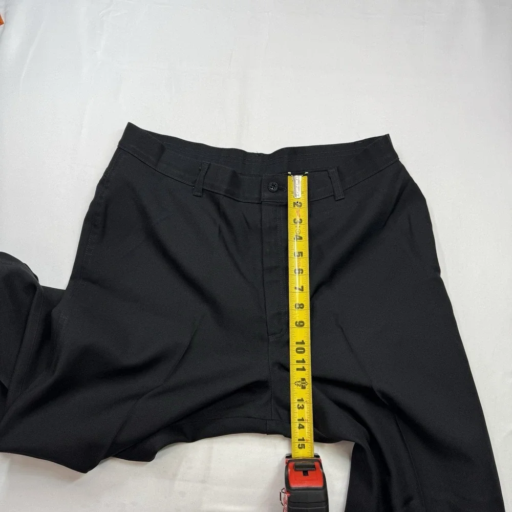 Vintage Levi's Men's Vintage Black Polyester Stretch Pants Gold Tab 36x31 Preppy